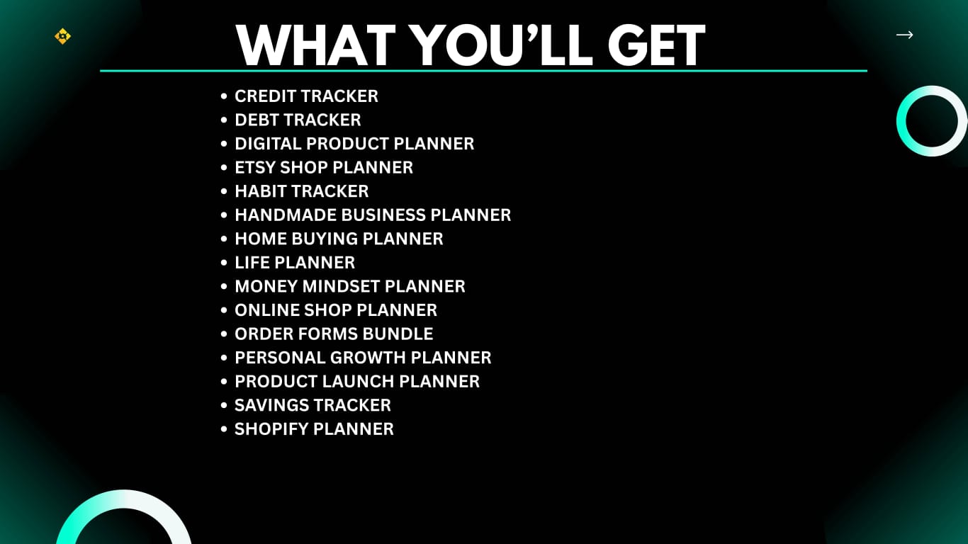 Ultimate Online Business Planner Bundle - Digital Product, Shopify and Etsy Seller Toolkit (15+ Printable PDFs)