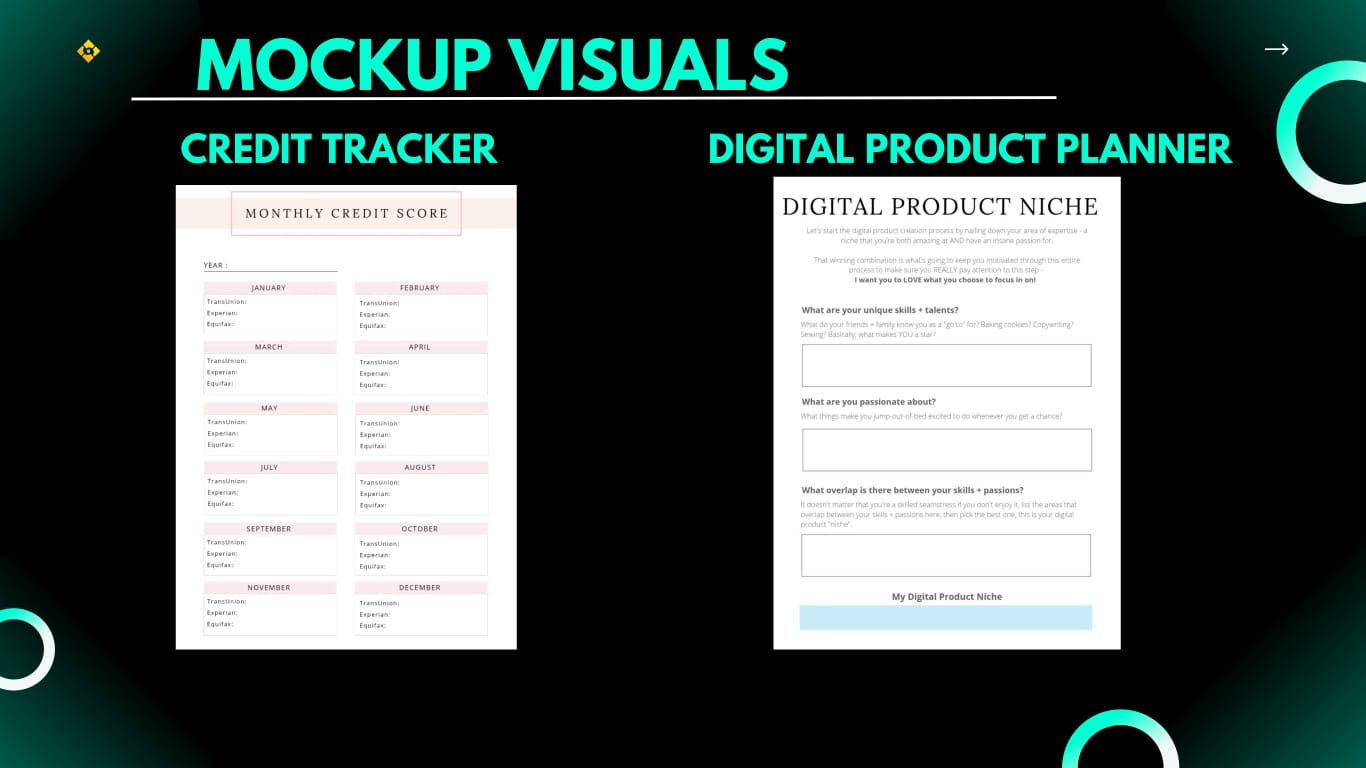 Ultimate Online Business Planner Bundle - Digital Product, Shopify and Etsy Seller Toolkit (15+ Printable PDFs)
